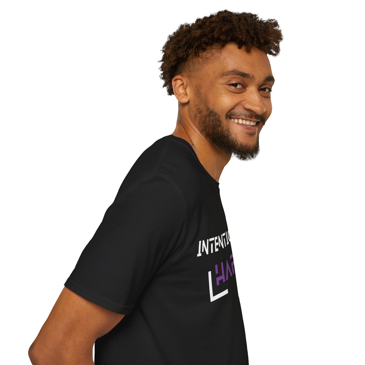 Purple Intentionally Happy Tee