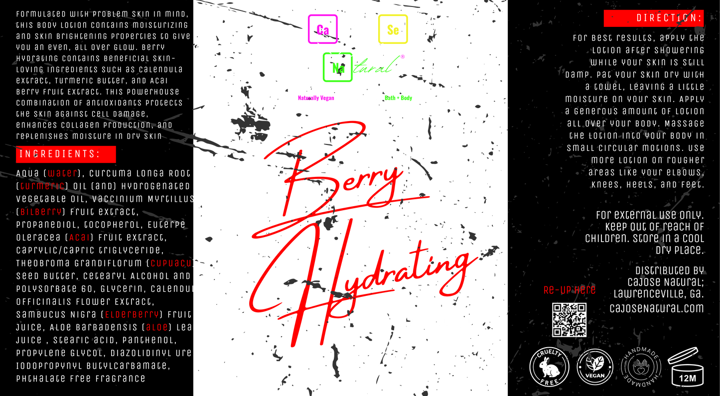 Berry Hydrating Body Lotion