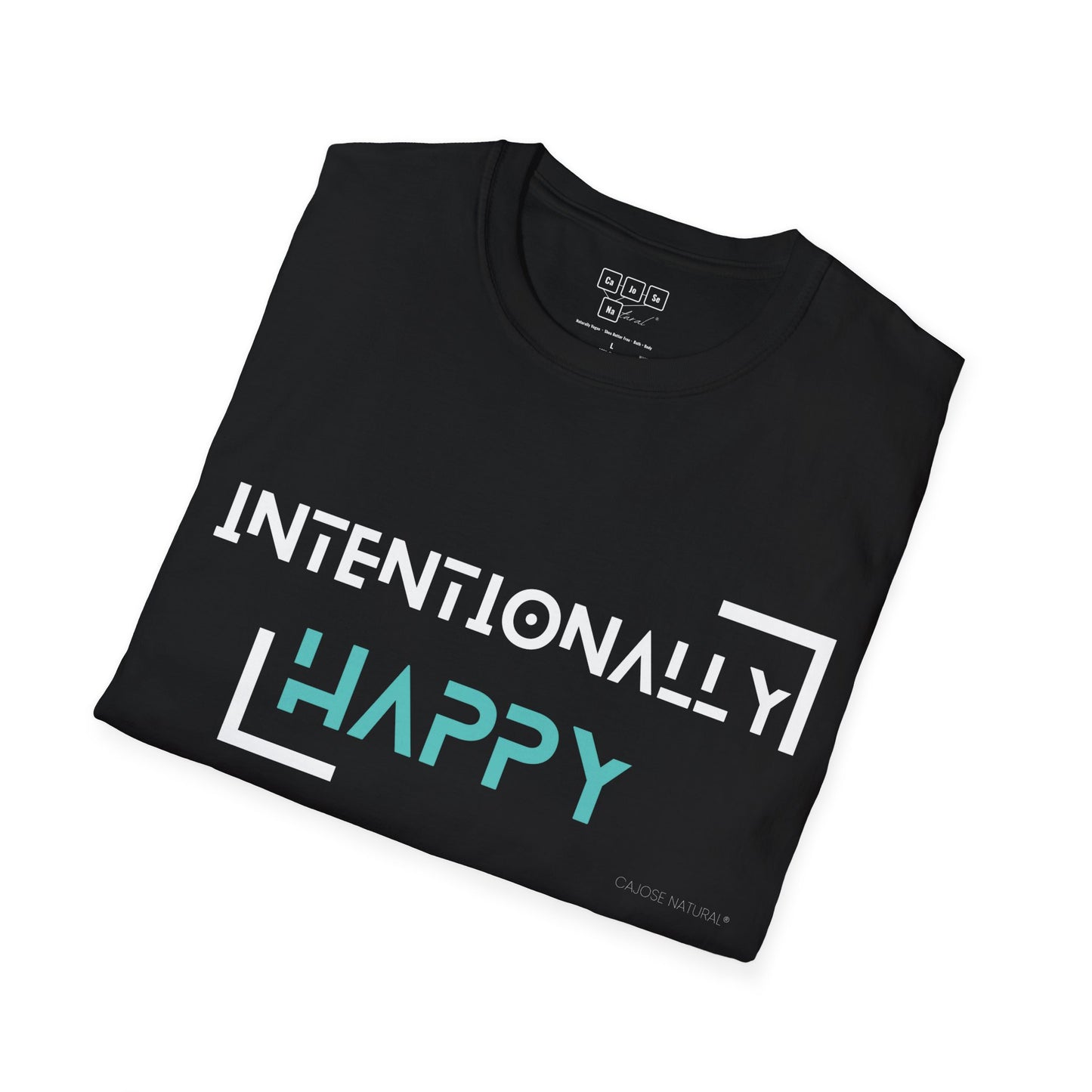 Blue Intentionally Happy Tee